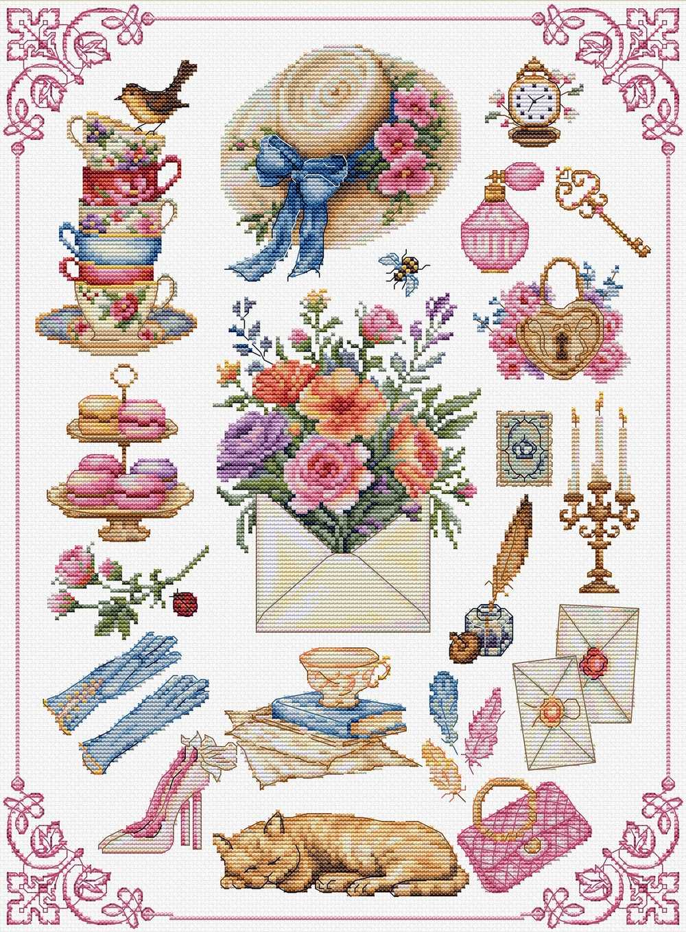 Beauty ~Cross Stitch Kit ~ Luca S