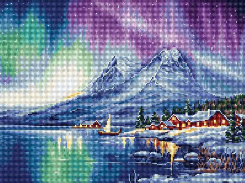 Northern Lights ~ Cross Stitch Kit ~ Luca S