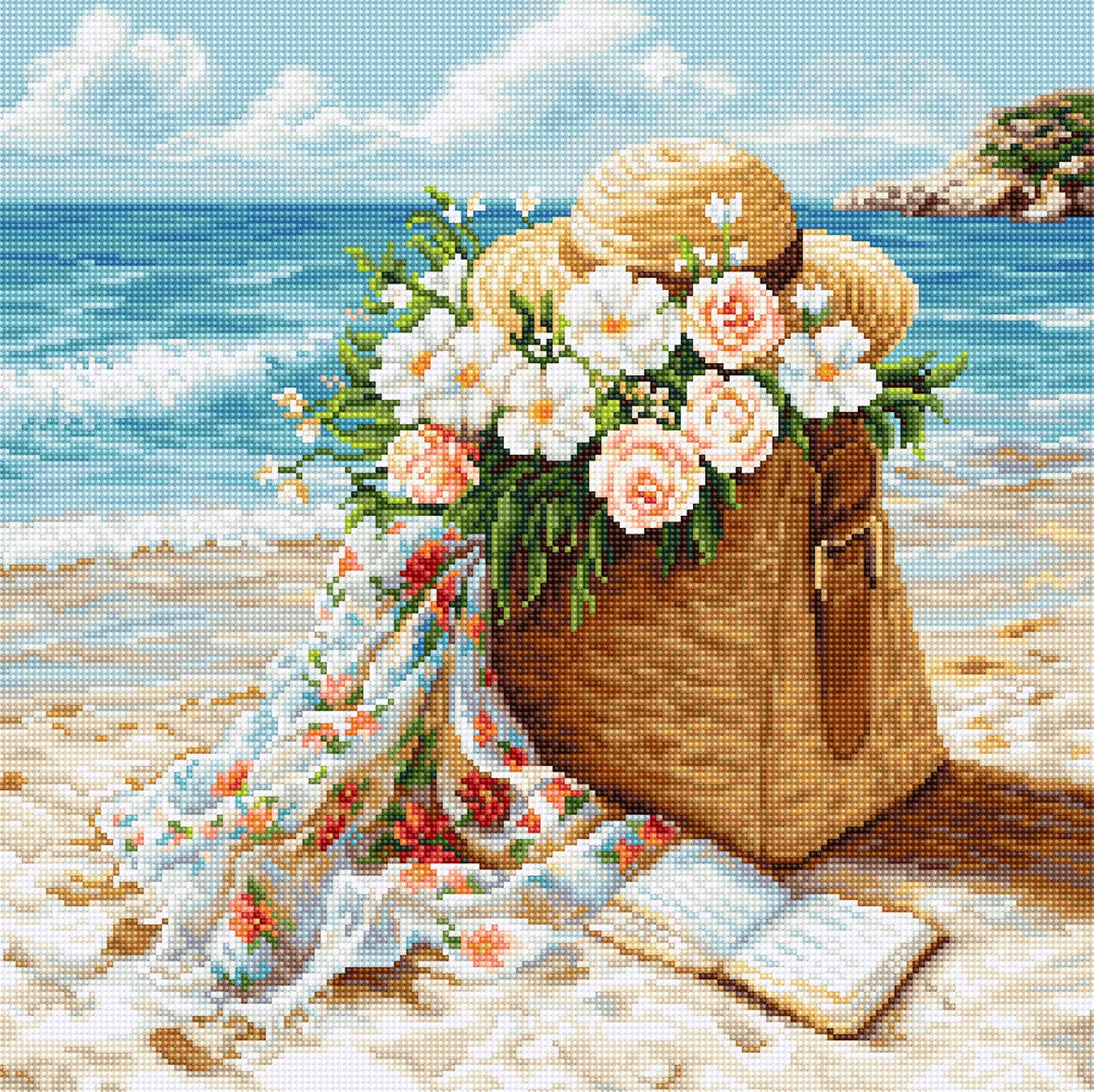 Azure Beach Cross Stitch Kit ~ Luca S