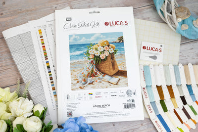 Azure Beach Cross Stitch Kit ~ Luca S
