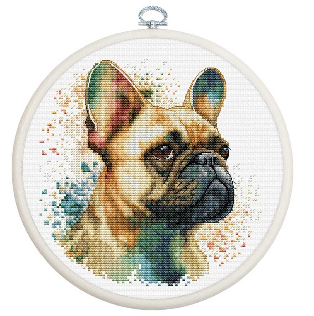 The French Bulldog ~ Cross Stitch Kit ~ Luca S