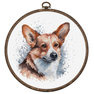 The Welsh Corgi ~ Cross Stitch Kit ~ Luca S