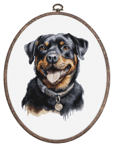 The Rottweiler ~ Cross Stitch Kit ~ Luca S