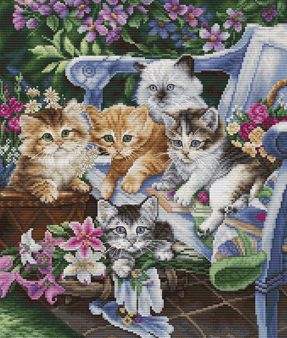 Perfect Gardening Buddies ~Cross Stitch Kit ~ Luca S