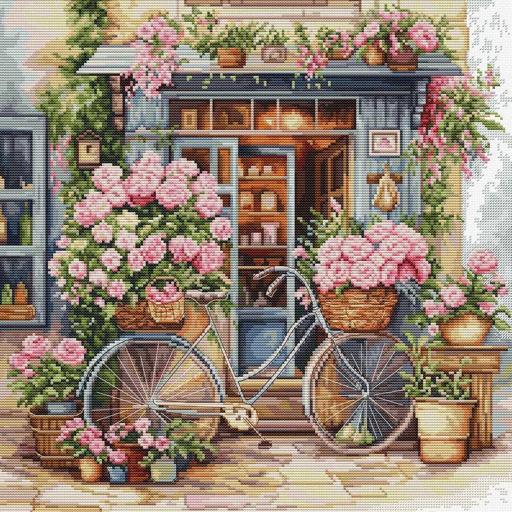 Flowers Shop ~Cross Stitch Kit ~ Luca S