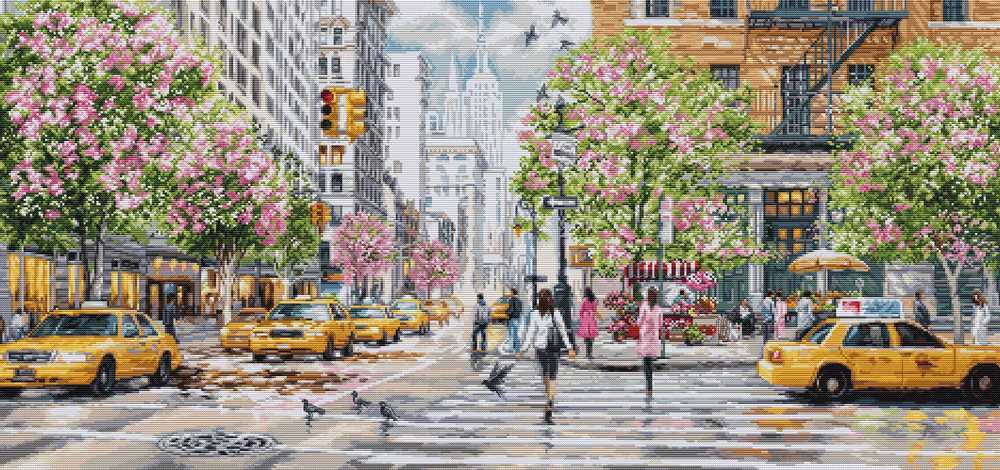 New York ~Cross Stitch Kit ~ Luca S