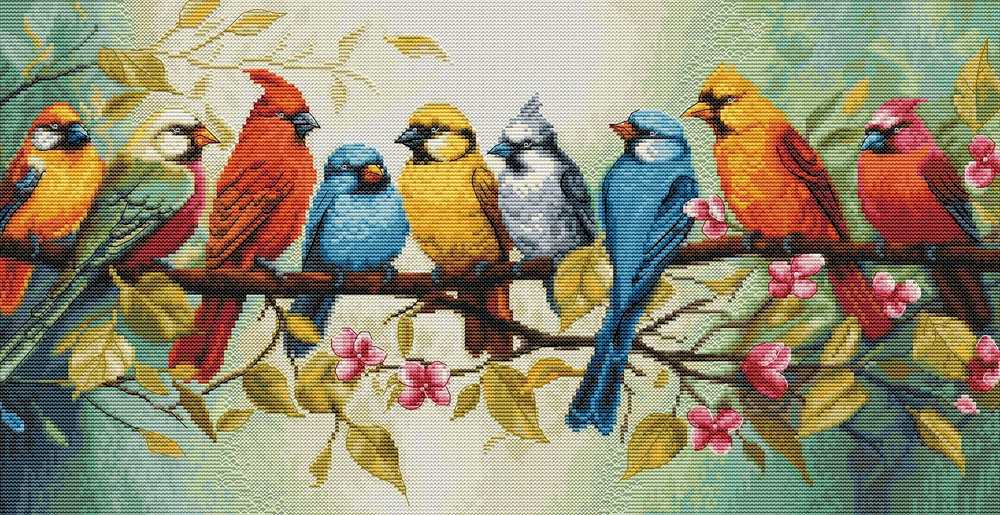 The Song of the Birds ~ Cross Stitch Kit ~ Luca S