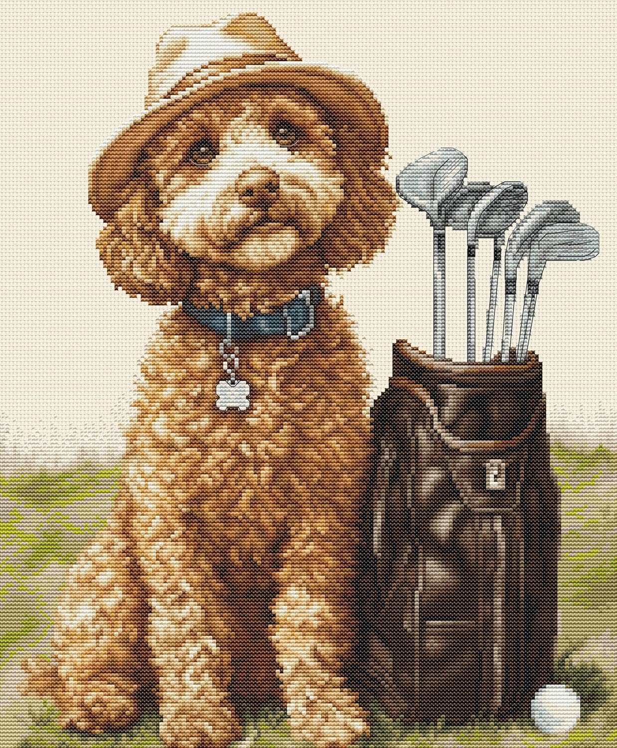 The Master Golfer Cross Stitch Kit ~ Luca S