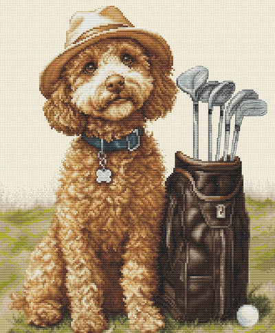 The Master Golfer Cross Stitch Kit ~ Luca S