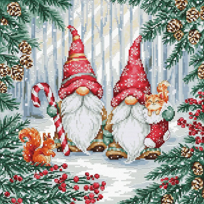 Forest Friends Cross Stitch Kit ~ Luca S