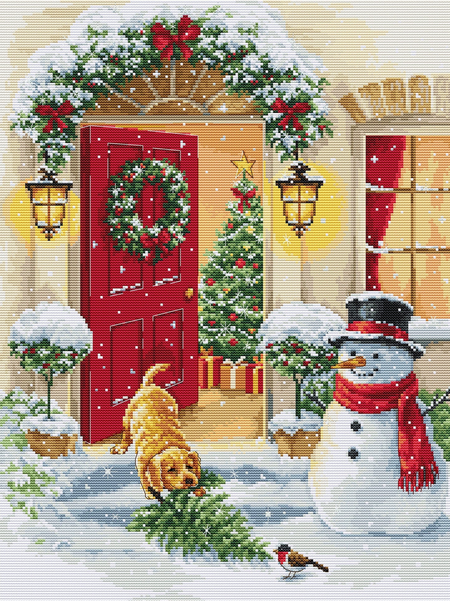 Puppy Joy Cross Stitch Kit ~ Luca S