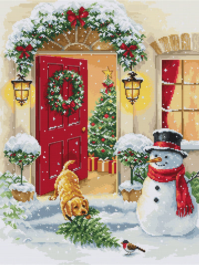 Puppy Joy Cross Stitch Kit ~ Luca S