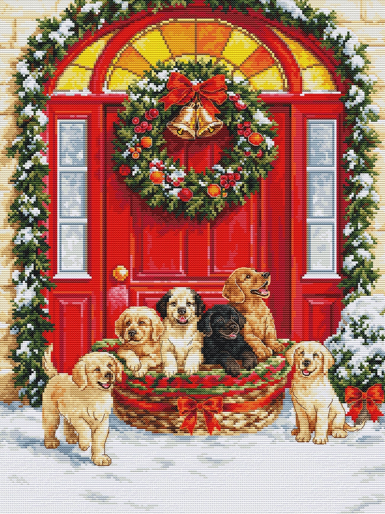 Santa's delivery Cross Stitch Kit ~ Luca S