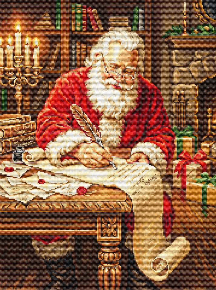 The Magic List Cross Stitch Kit ~ Luca S GOLD