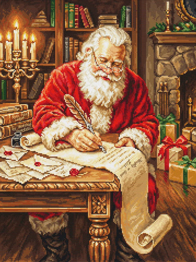 The Magic List Cross Stitch Kit ~ Luca S GOLD