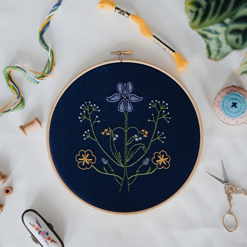 Botanicals (Morris & Co Inspired) Kit ~ Paraffle Embroidery
