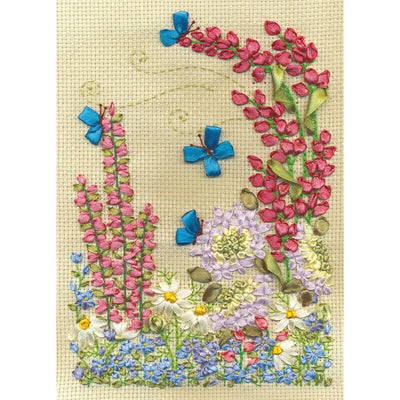 Flower World Ribbon Embroidery Kit ~ PANNA