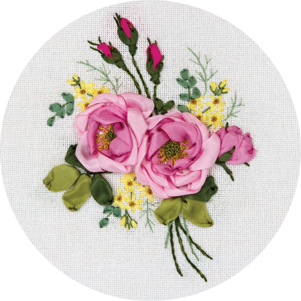 Gentle Fragrance Ribbon Embroidery Kit ~ PANNA