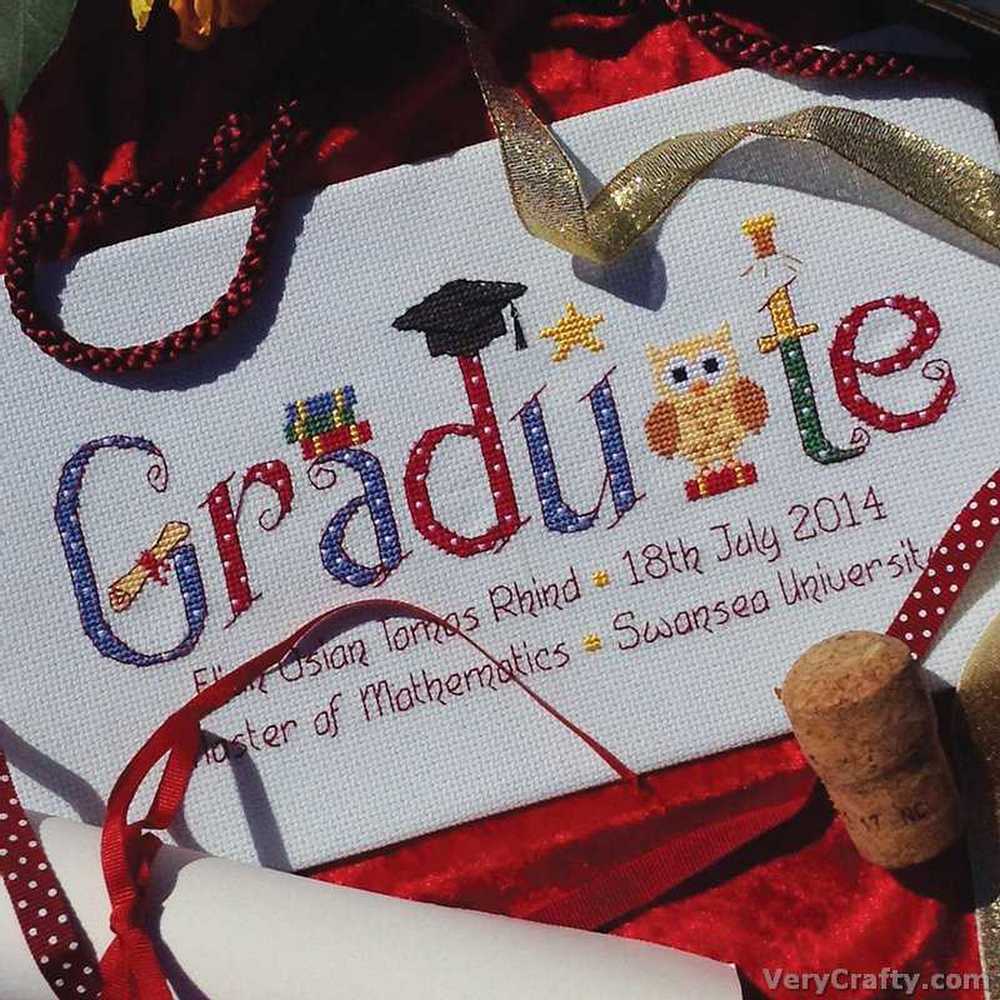 Nia Cross Stitch - Graduate Cross Stitch Kit