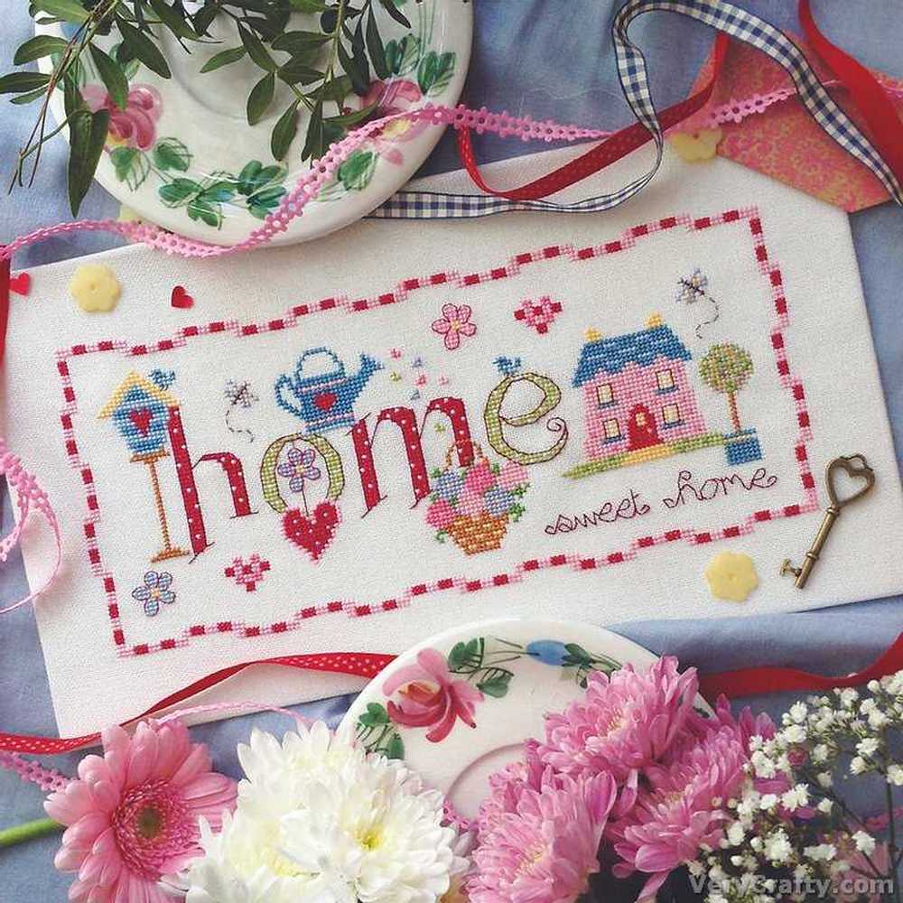 Nia Cross Stitch - Home Sampler - Garden Cross Stitch Kit