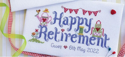 Nia Cross Stitch - Happy Retirement Cross Stitch Kit