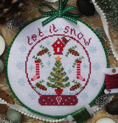 Nia Cross Stitch - Christmas Snow Globe Cross Stitch Kit
