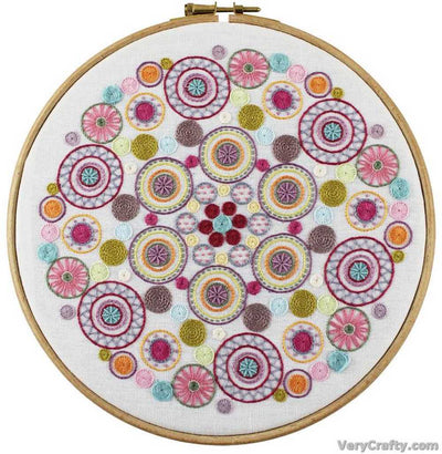 Mandala No3  Embroidery Kit ~ Un Chat Dans L'Aiguille