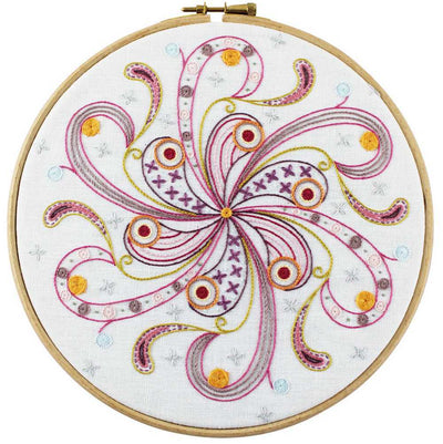 Mandala No4  Embroidery Kit ~ Un Chat Dans L'Aiguille