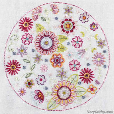 Mandala No7  Embroidery Kit ~ Un Chat Dans L'Aiguille