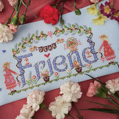 Nia Cross Stitch- Dear Friend Cross Stitch Kit