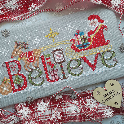 Nia Cross Stitch - Believe Christmas Cross Stitch Kit