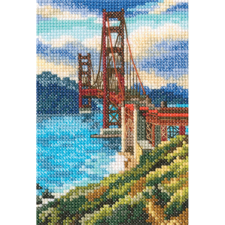 Golden Gate Bridge Cross Stitch Kit ~ RTO