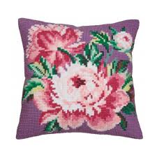 Cabbage Rose Cross Stitch Kit Collection D'Art