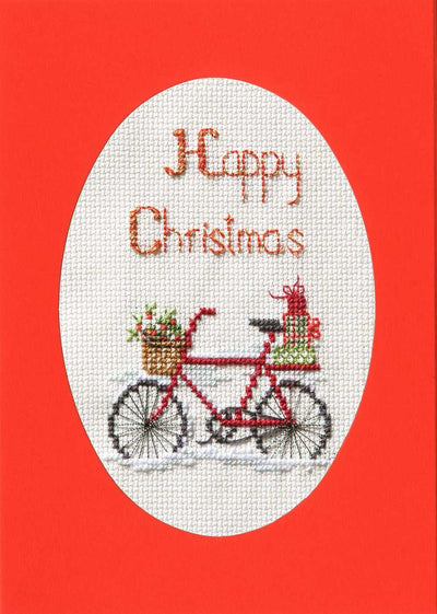 Christmas Card - Christmas Delivery Cross Stitch Kit by Derwentwater