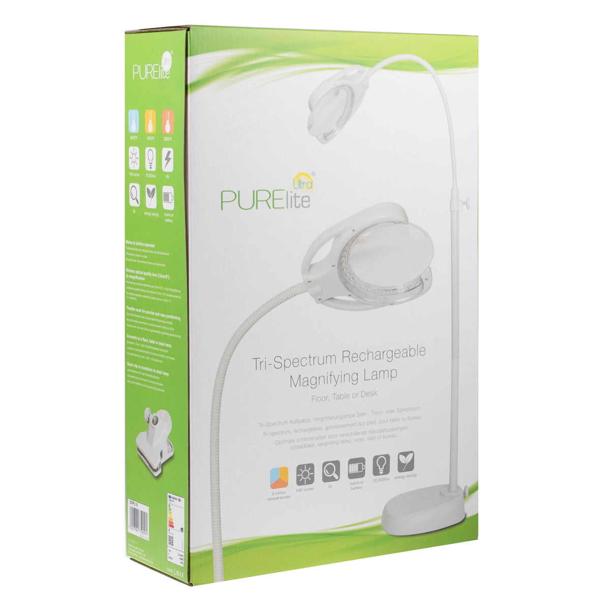 Purelite Tri Spectrum Magnifying Lamp Rechargeable - PURElite – Very Crafty