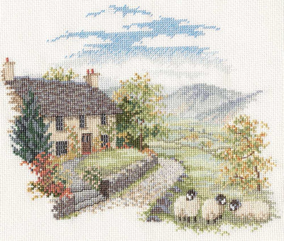 Countryside - High Hill Farm Cross Stitch Kit by Derwentwater Designs