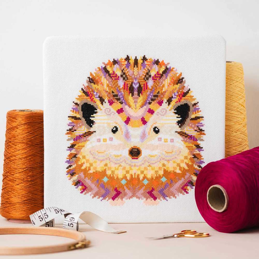 Mandala Hedgehog Cross Stitch Kit ~ Meloca Designs