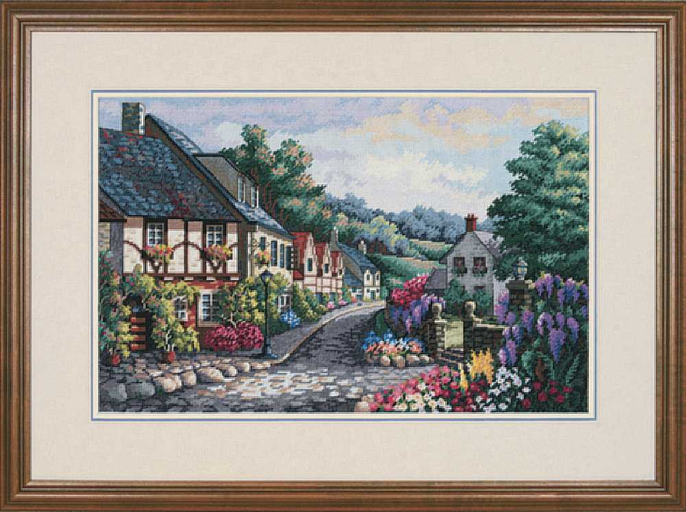 Memory Lane Cross Stitch Kit - Dimensions Gold