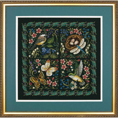 The Finery of Nature Cross Stitch Kit - Dimensions Gold