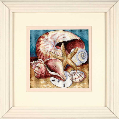Shell Collage Mini Tapestry Kit - Dimensions