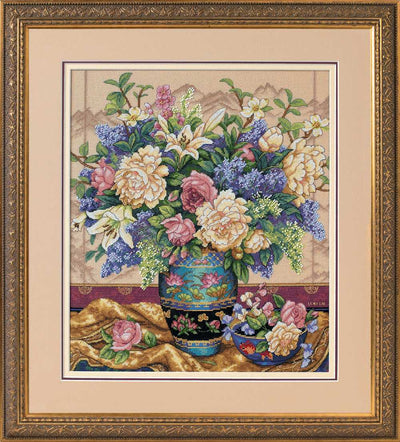 Oriental Splendor Cross Stitch Kit - Dimensions Gold