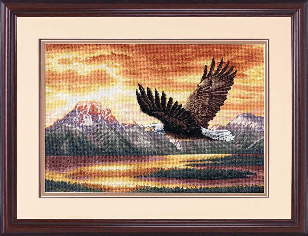 Silent Flight Cross Stitch Kit - Dimensions Gold