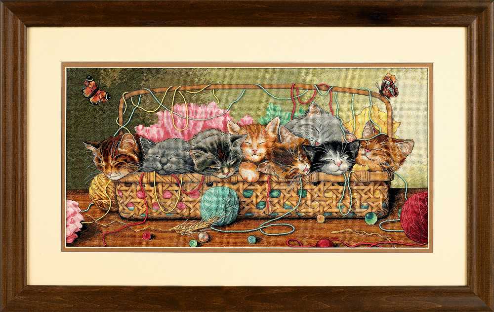 Kitty Litter Cross Stitch Kit - Dimensions Gold