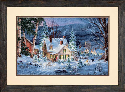 Winter's Hush Cross Stitch Kit - Dimensions