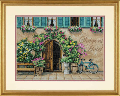 Sorrento Hotel Cross Stitch Kit - Dimensions