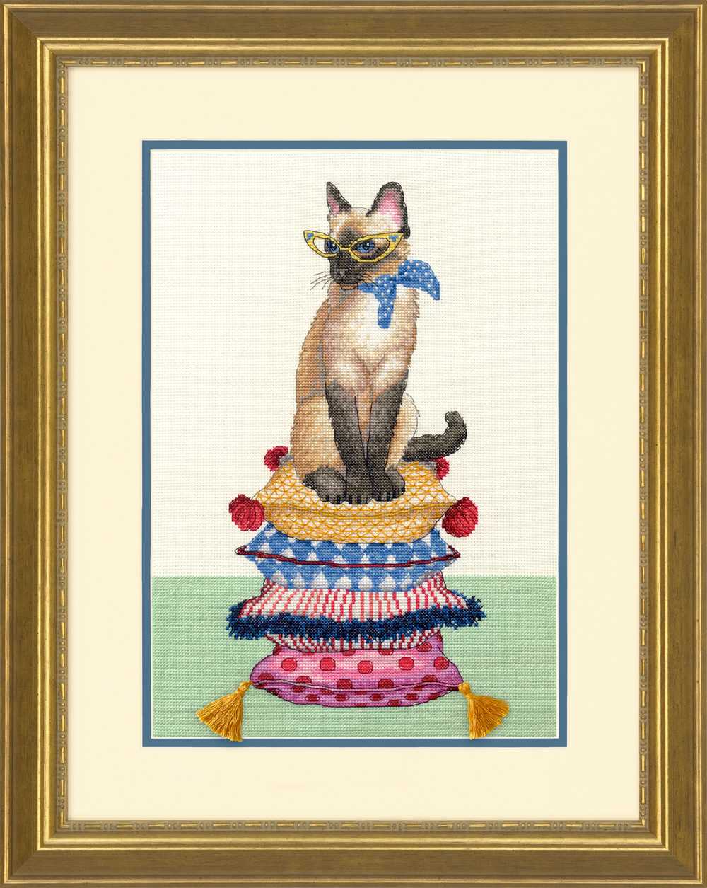 Cat Lady Cross Stitch Kit - Dimensions