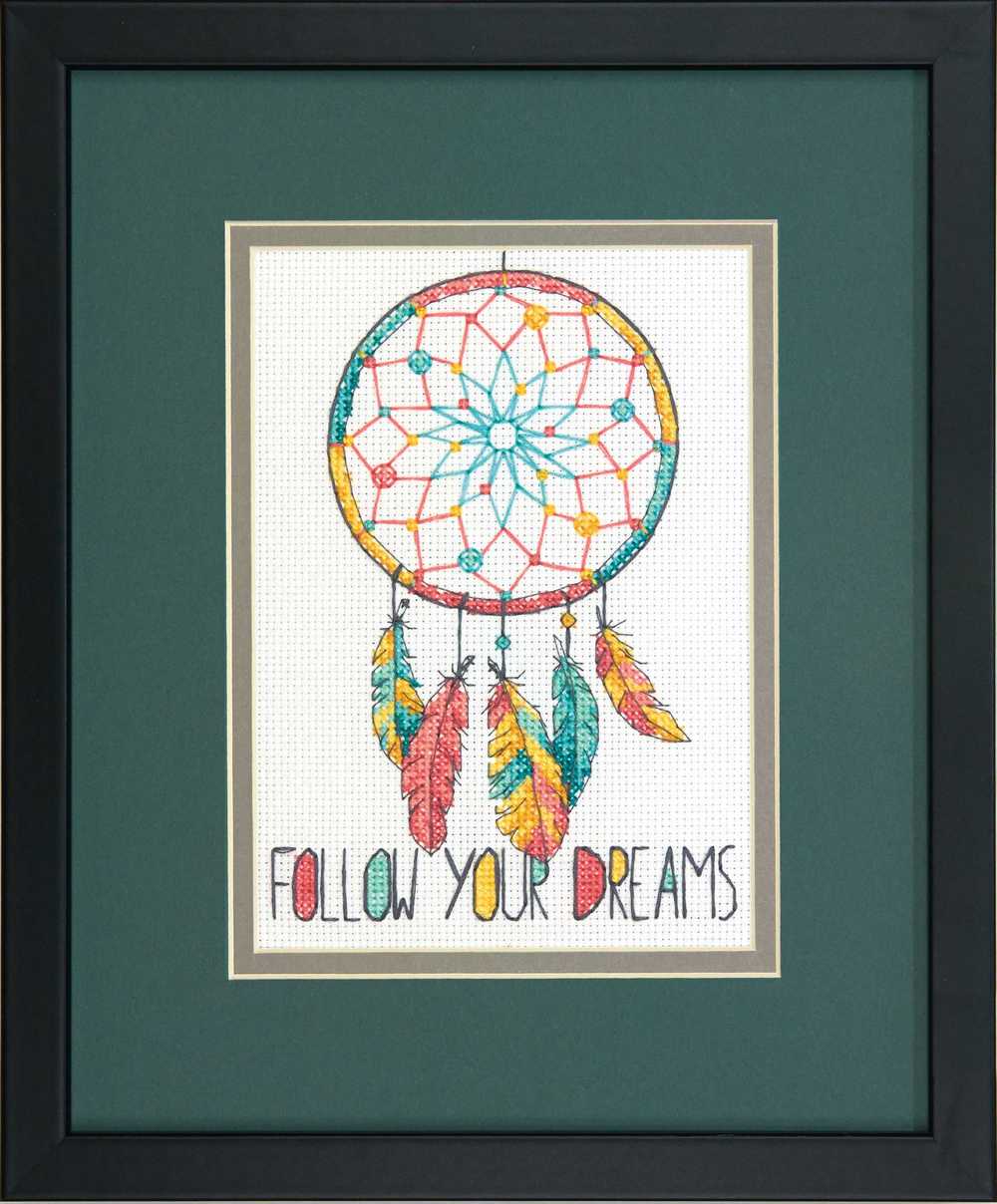 Dreamcatcher Mini Cross Stitch Kit - Dimensions