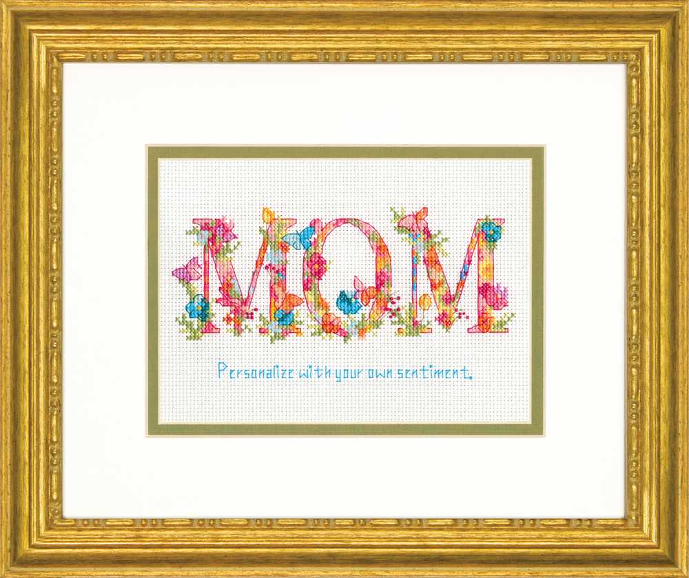 Mom Cross Stitch Kit - Dimensions