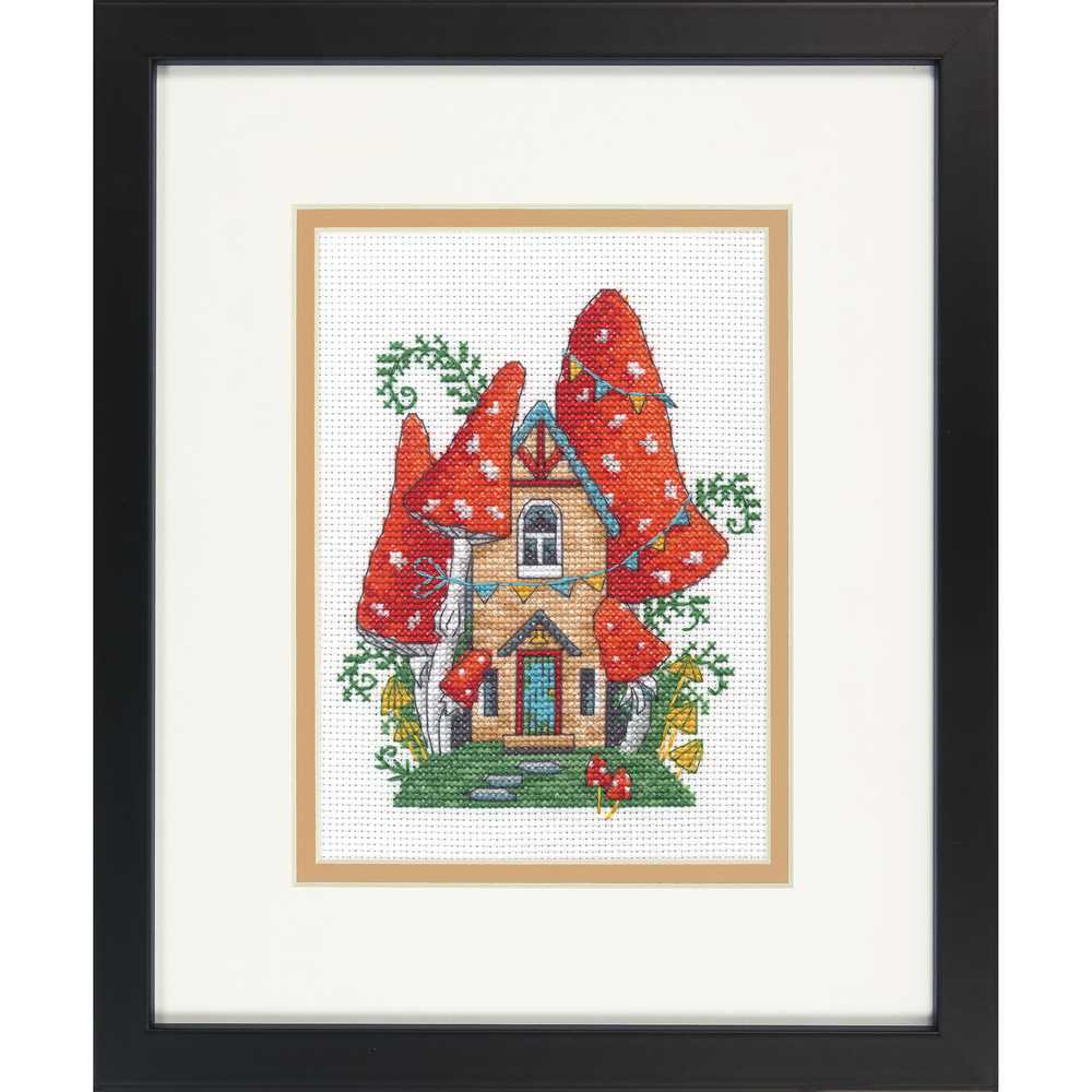 Forest House Cross Stitch Kit - Dimensions