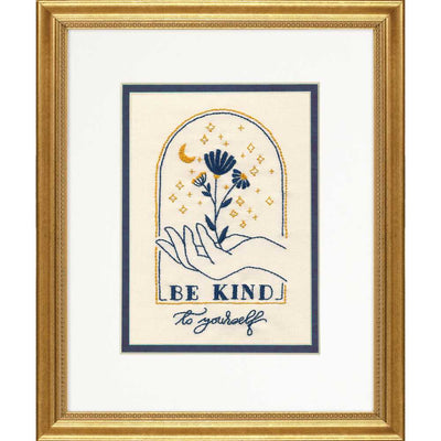 Be Kind to Yourself Embroidery Kit - Dimensions
